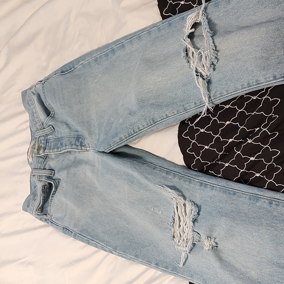 💙 EUC Madewell Brand Button Fly Full Length Classic Straight Non- Stretch Jean - Picture 15 of 16